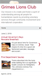 Mobile Screenshot of grimeslions.com